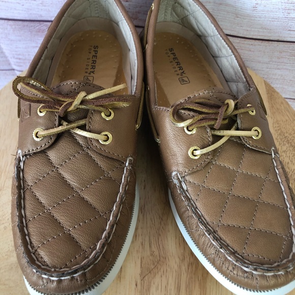 Sperry Top Sider Slip On Diamond Pattern Loafers - Picture 4 of 13
